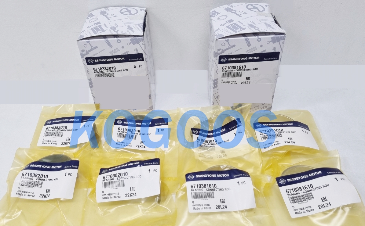 Genuine Connecting Rod Bearing Upper&Lower 8p for REXTON,TURISMO,MUSSO2,KORANDO/SPORTS